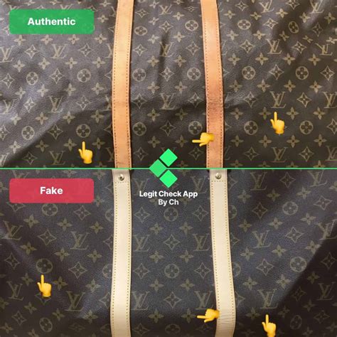 lv duffle bag real vs fake|louis vuitton duffle bag copy.